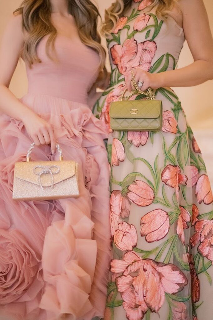 Outfits at the plaza high tea