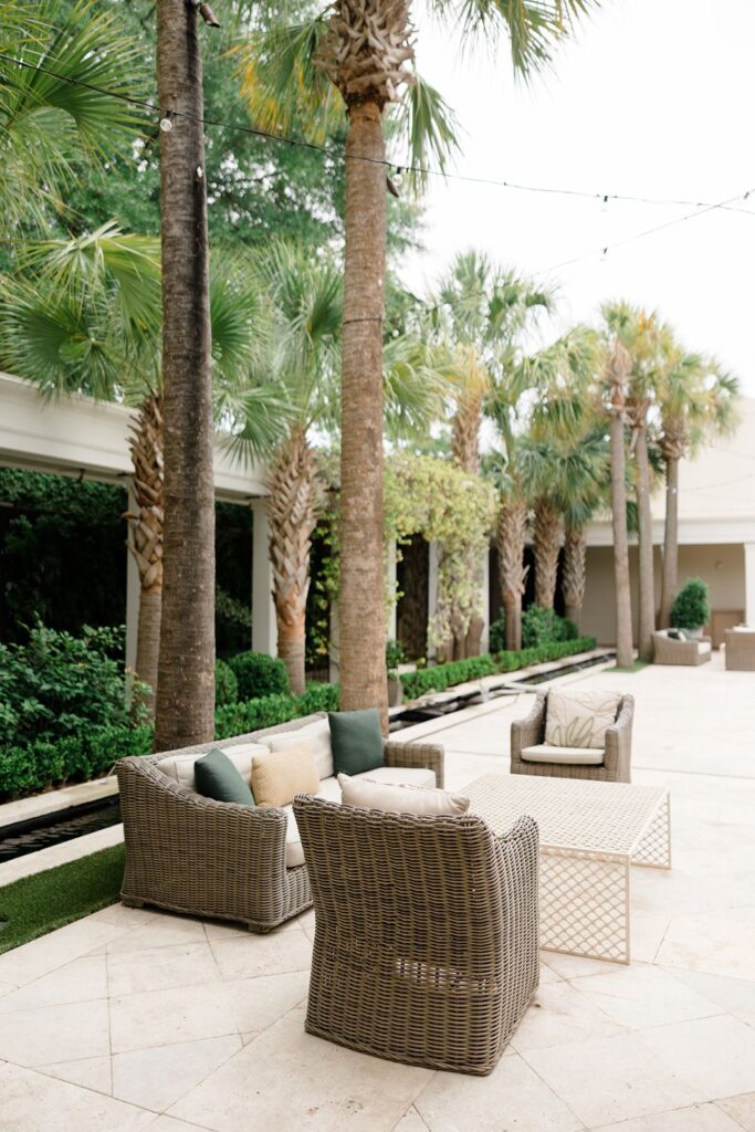lounge set at Cannon Green Charleston